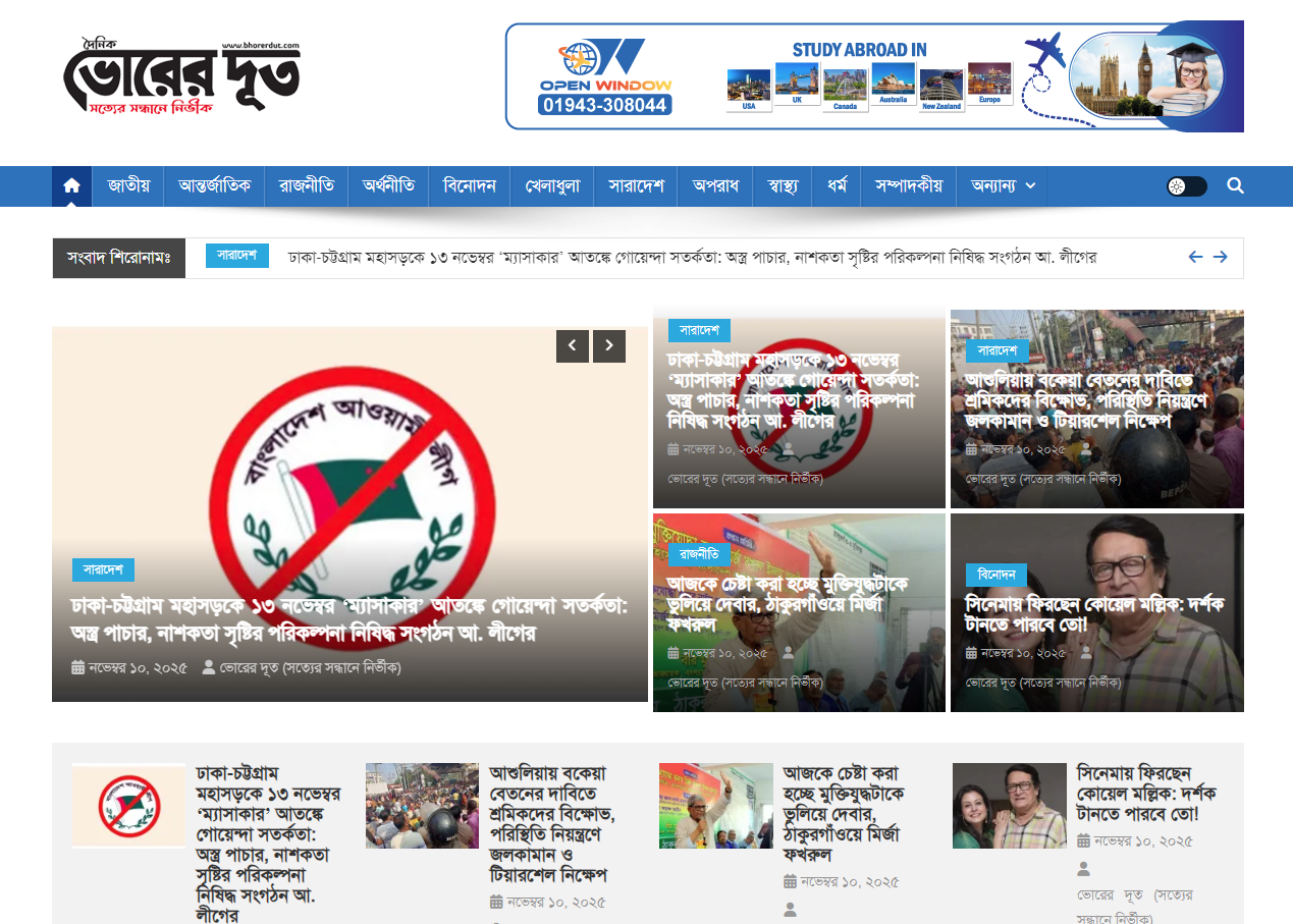 WordPress Newspaper Website